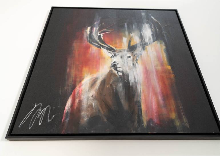 Original Abstract Animal Painting by Tomoya Nakano