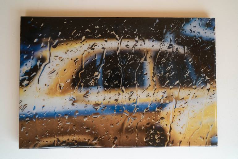 Original Abstract Car Mixed Media by Tomoya Nakano