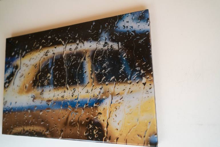 Original Abstract Car Mixed Media by Tomoya Nakano