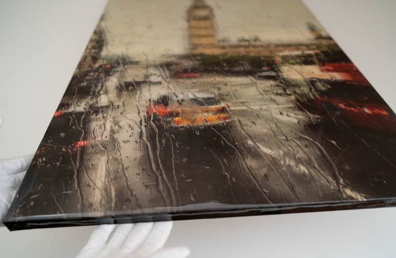 Original Abstract Landscape Mixed Media by Tomoya Nakano