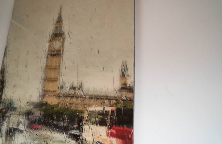 Original Abstract Landscape Mixed Media by Tomoya Nakano