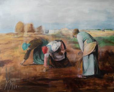 The Gleaners after Jean-François Millet thumb