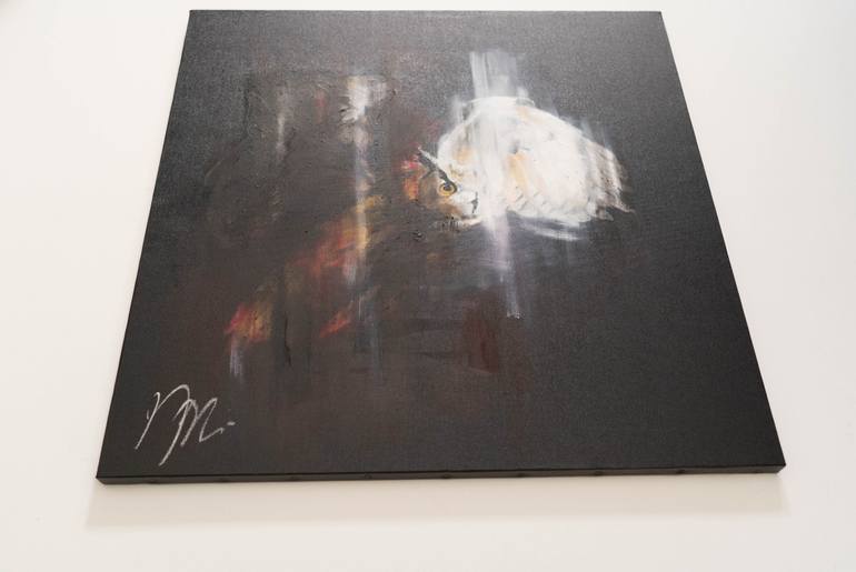 Original Abstract Animal Painting by Tomoya Nakano