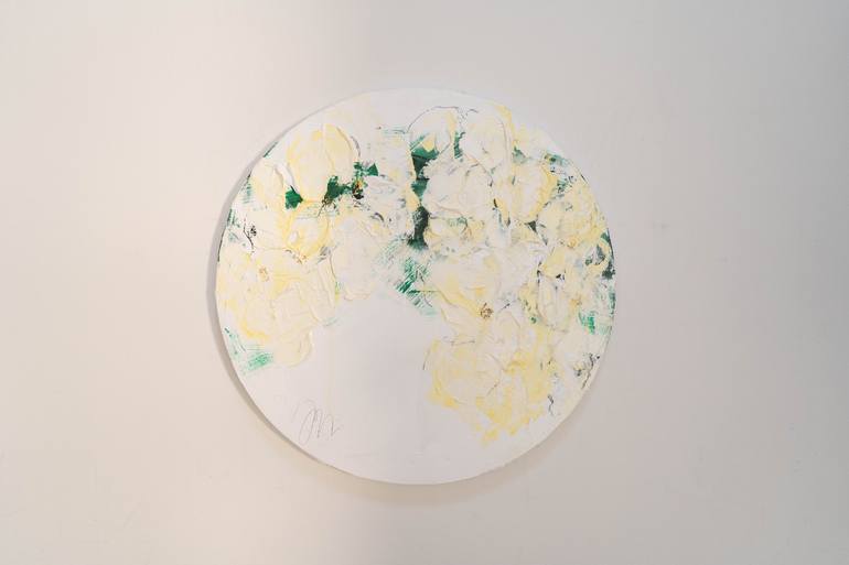 Original Abstract Floral Painting by Tomoya Nakano