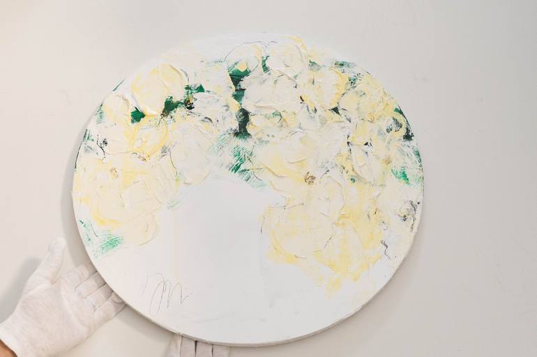 Original Abstract Floral Painting by Tomoya Nakano