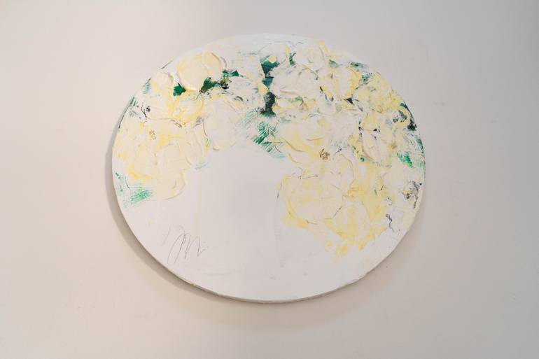 Original Abstract Floral Painting by Tomoya Nakano