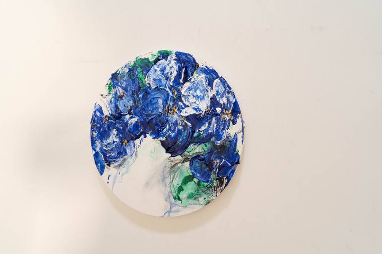 Original Abstract Floral Painting by Tomoya Nakano