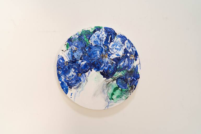Original Abstract Floral Painting by Tomoya Nakano