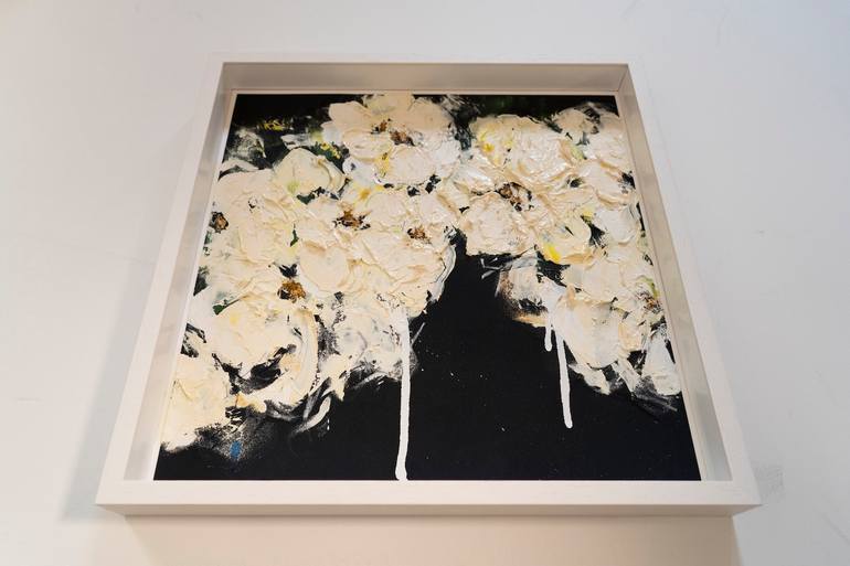 Original Abstract Floral Painting by Tomoya Nakano