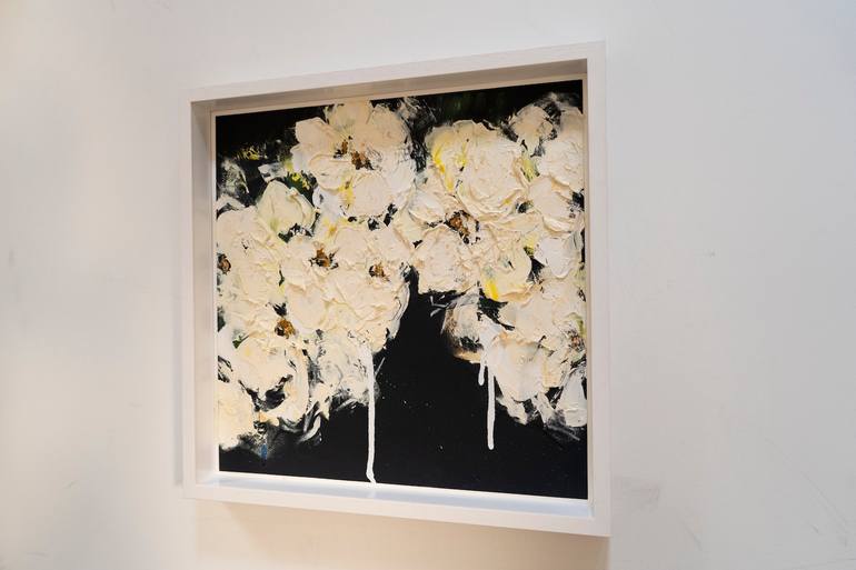 Original Abstract Floral Painting by Tomoya Nakano