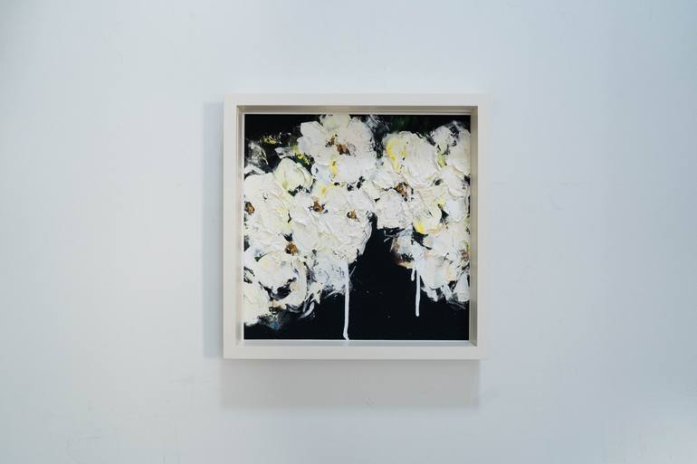 Original Abstract Floral Painting by Tomoya Nakano