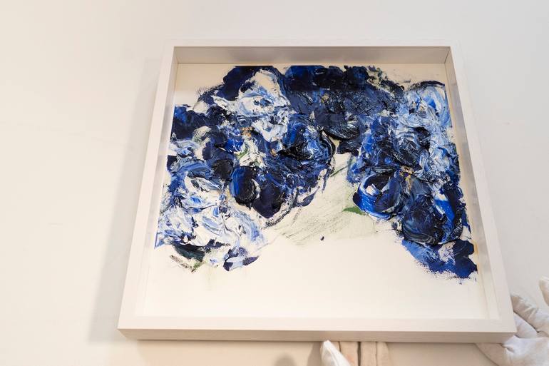Original Abstract Floral Painting by Tomoya Nakano