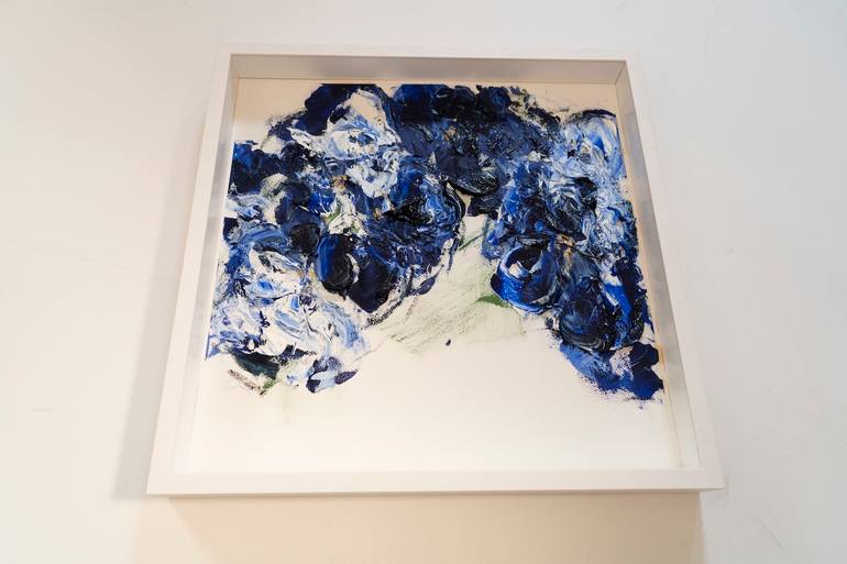 Original Abstract Floral Painting by Tomoya Nakano