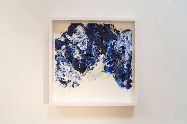 Original Abstract Floral Painting by Tomoya Nakano