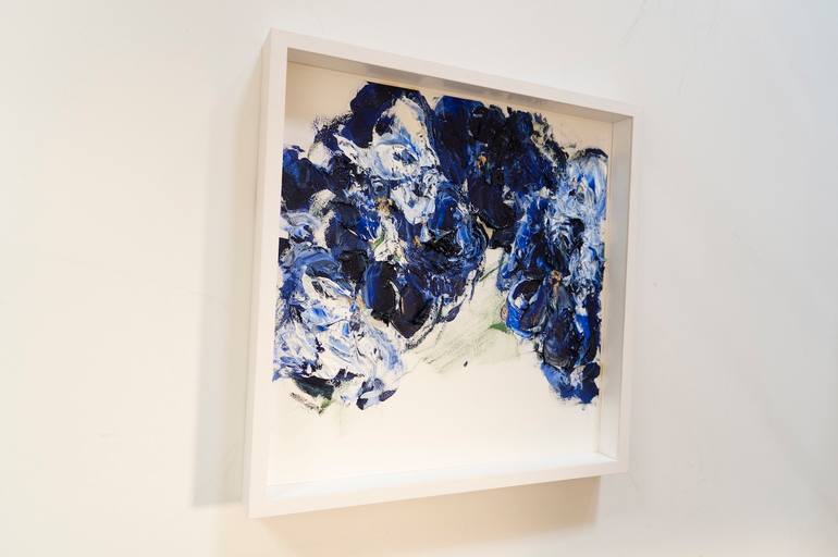 Original Abstract Floral Painting by Tomoya Nakano