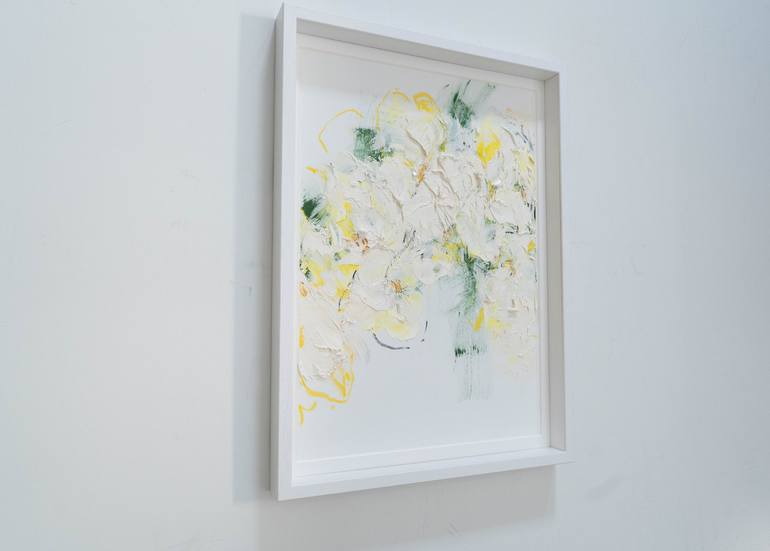 Original Abstract Floral Painting by Tomoya Nakano