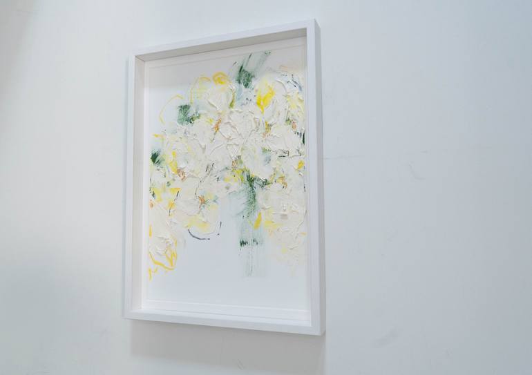 Original Abstract Floral Painting by Tomoya Nakano