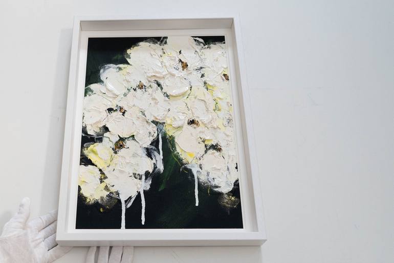 Original Abstract Floral Painting by Tomoya Nakano