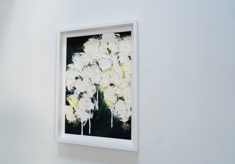 Original Abstract Floral Painting by Tomoya Nakano