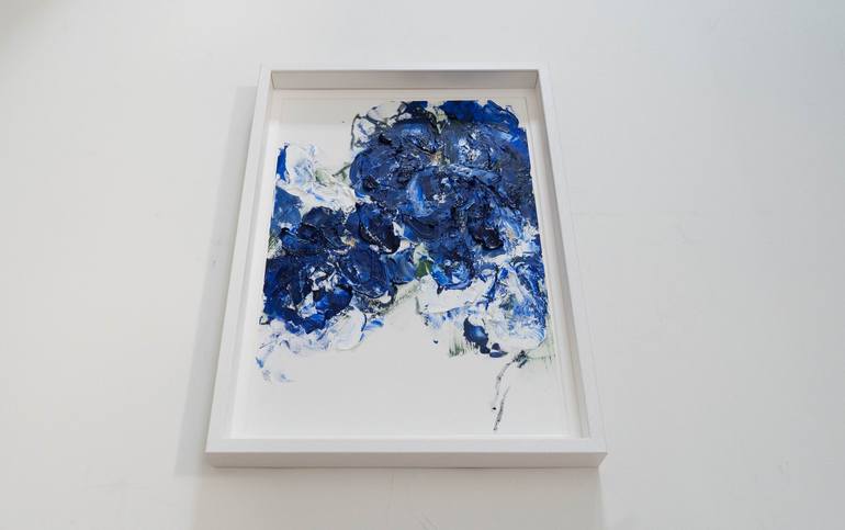 Original Abstract Floral Painting by Tomoya Nakano