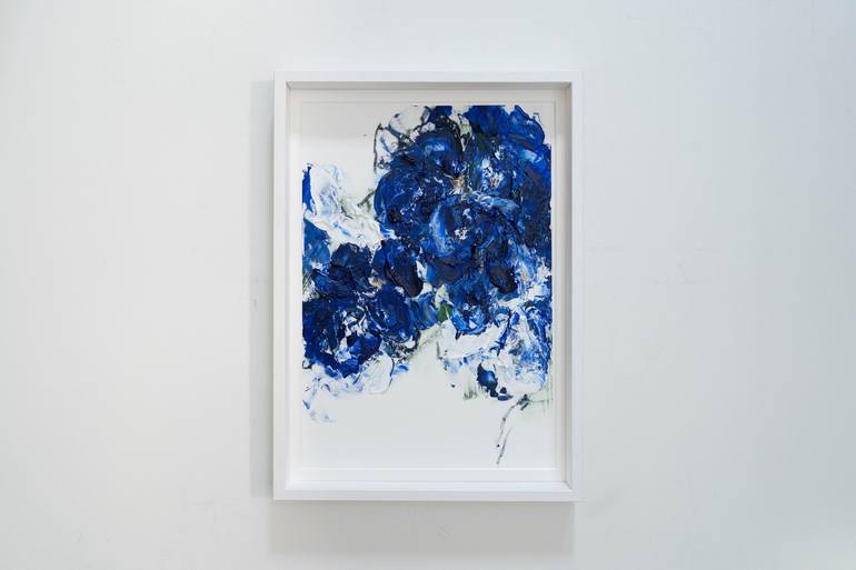 Original Abstract Floral Painting by Tomoya Nakano