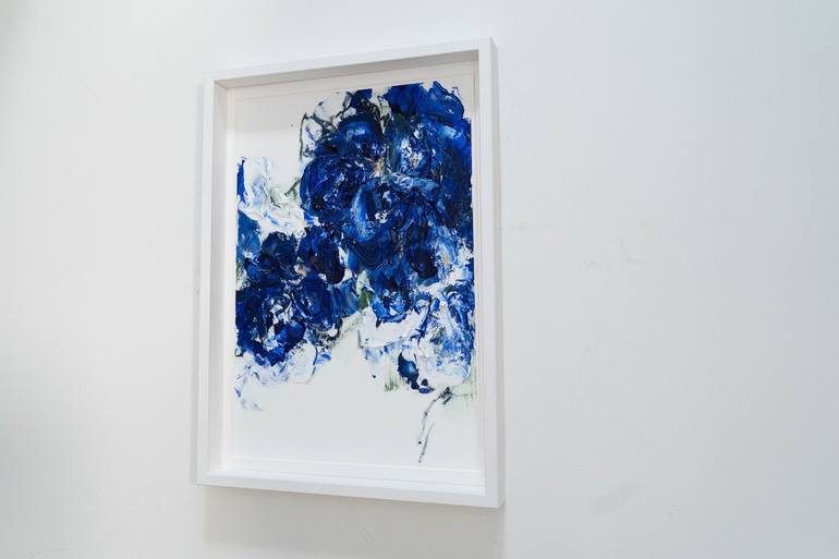 Original Abstract Floral Painting by Tomoya Nakano