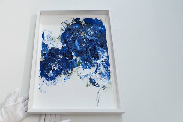 Original Abstract Floral Painting by Tomoya Nakano