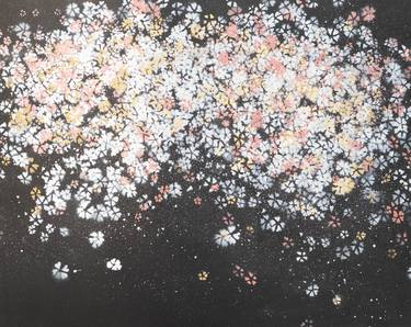 Print of Abstract Floral Paintings by Tomoya Nakano