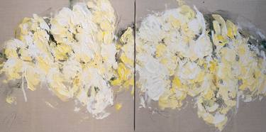 Original Abstract Floral Paintings by Tomoya Nakano