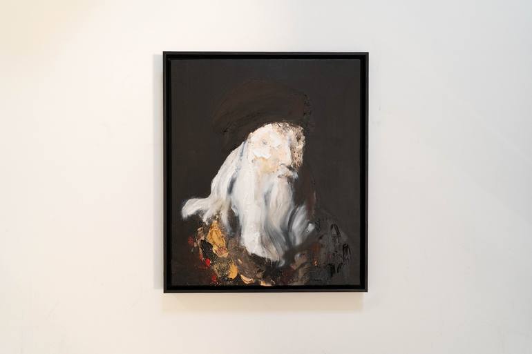 Original Abstract Men Painting by Tomoya Nakano