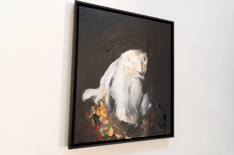 Original Abstract Men Painting by Tomoya Nakano