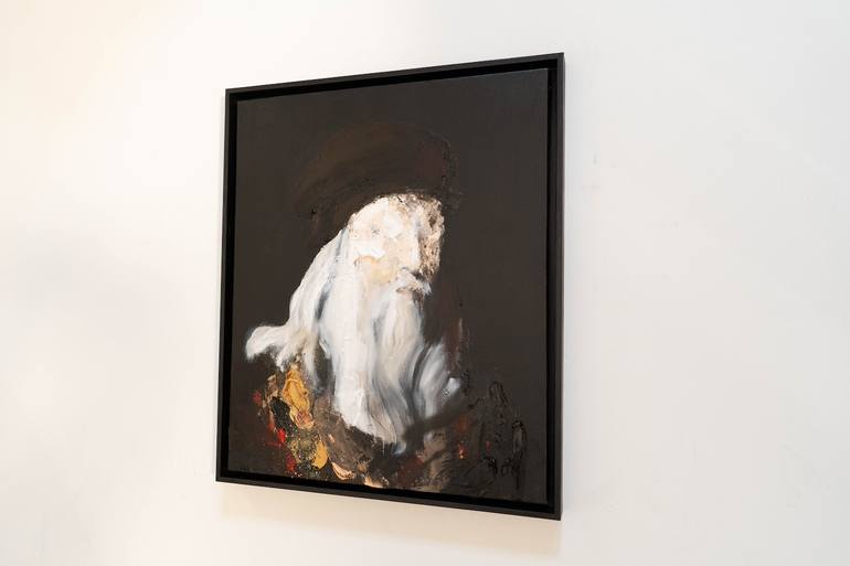 Original Abstract Men Painting by Tomoya Nakano
