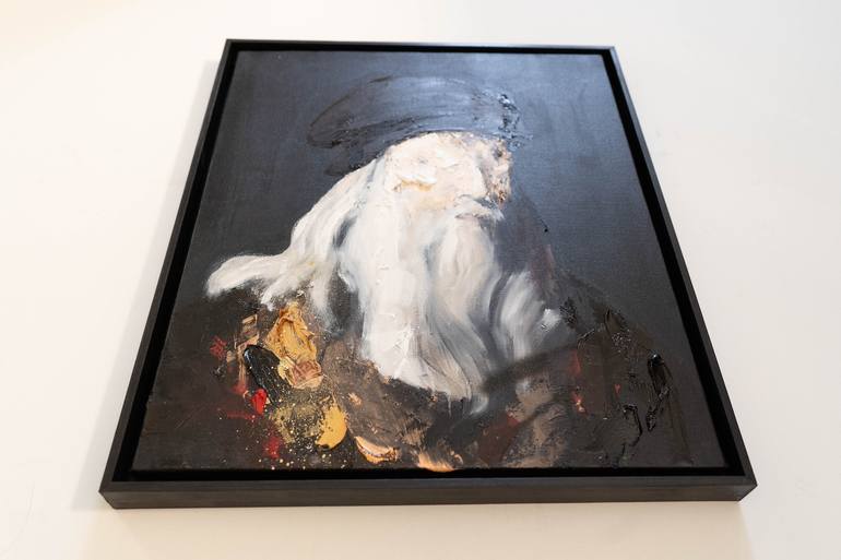 Original Abstract Men Painting by Tomoya Nakano