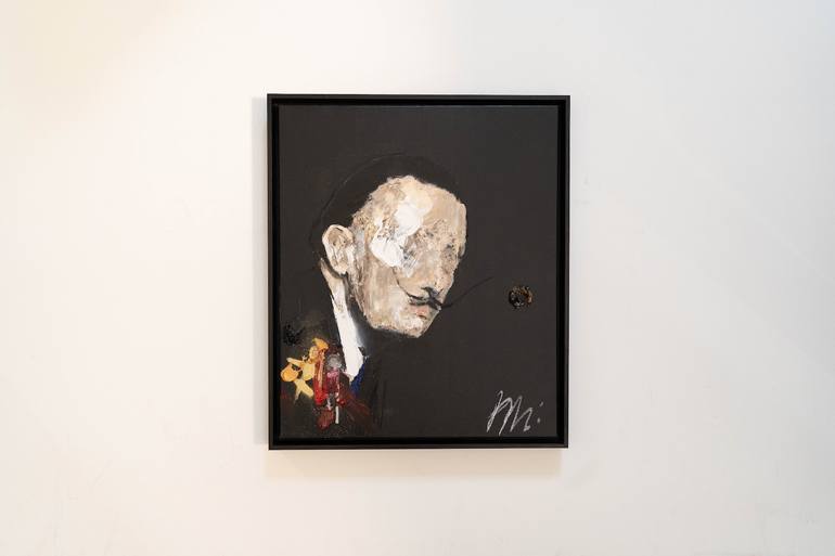 Original Abstract Men Painting by Tomoya Nakano