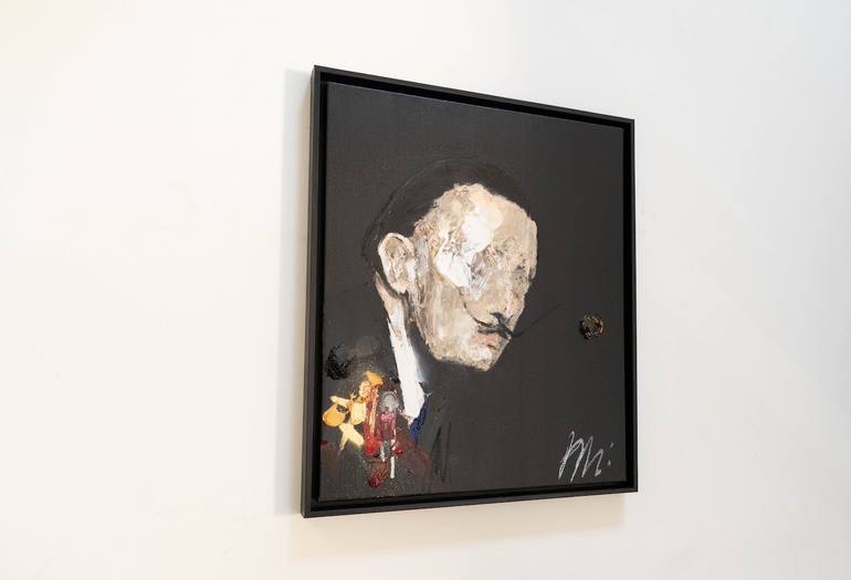 Original Abstract Men Painting by Tomoya Nakano