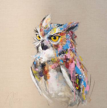 Original Abstract Animal Paintings by Tomoya Nakano