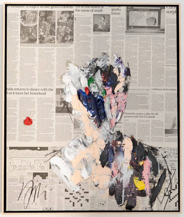 Original Abstract Men Paintings by Tomoya Nakano