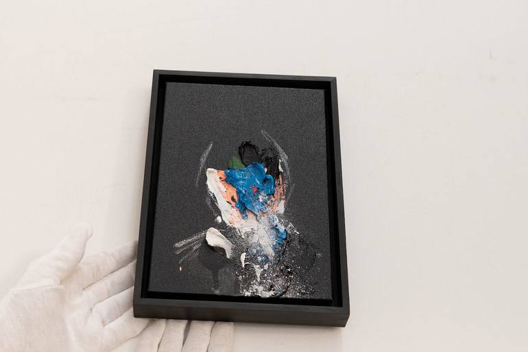 Original Abstract Men Painting by Tomoya Nakano