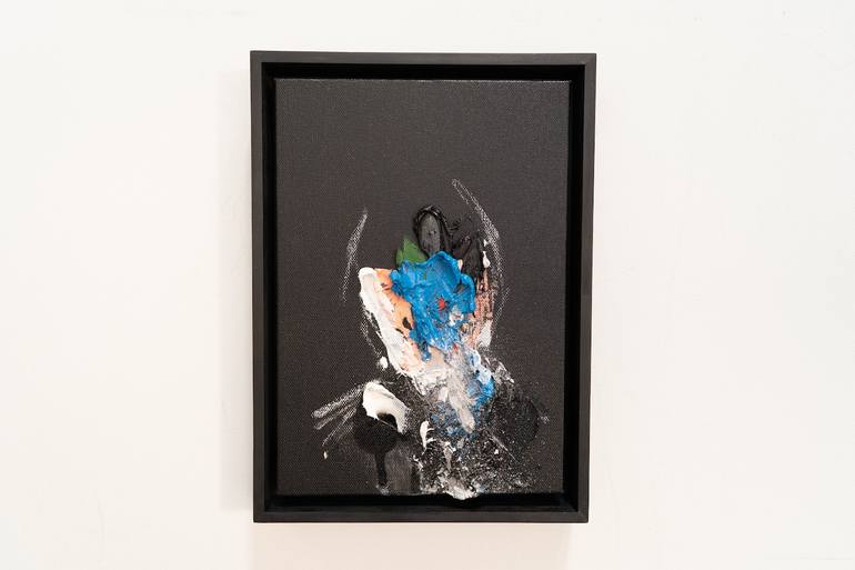 Original Abstract Men Painting by Tomoya Nakano
