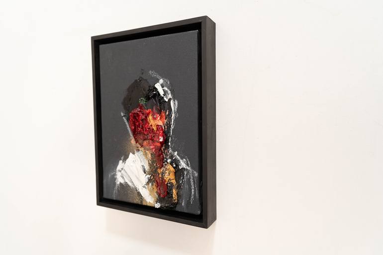 Original Abstract People Painting by Tomoya Nakano