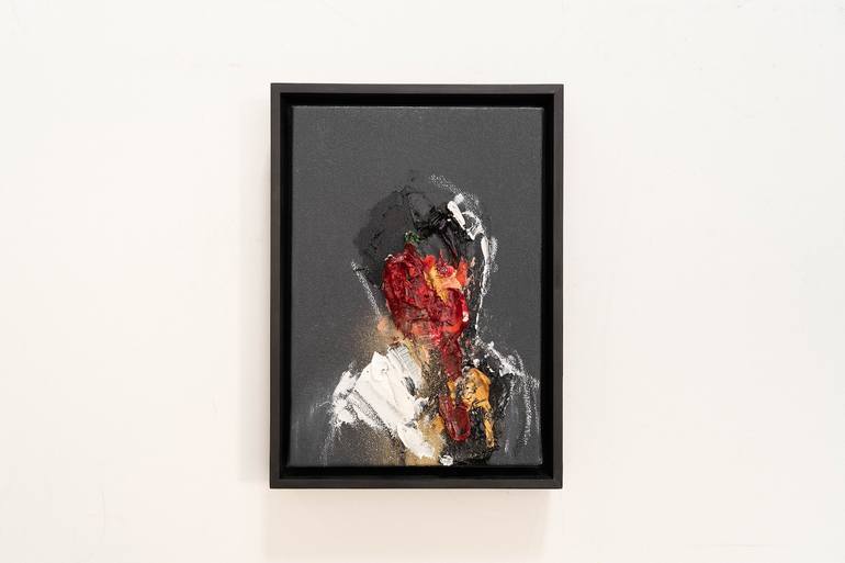 Original Abstract People Painting by Tomoya Nakano