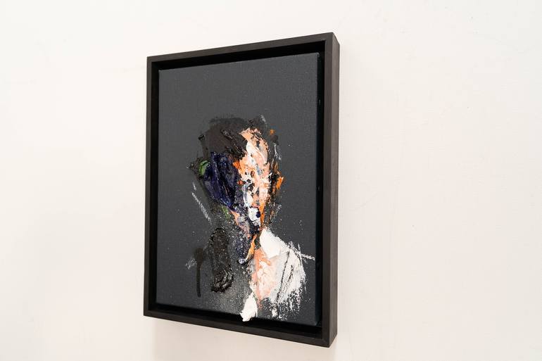 Original Abstract People Painting by Tomoya Nakano