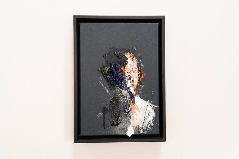 Original Abstract People Painting by Tomoya Nakano