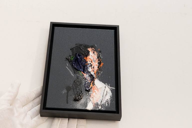Original Abstract People Painting by Tomoya Nakano