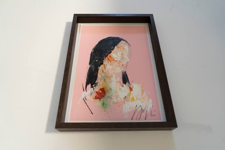 Original Abstract Women Painting by Tomoya Nakano