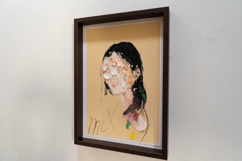 Original Abstract People Painting by Tomoya Nakano
