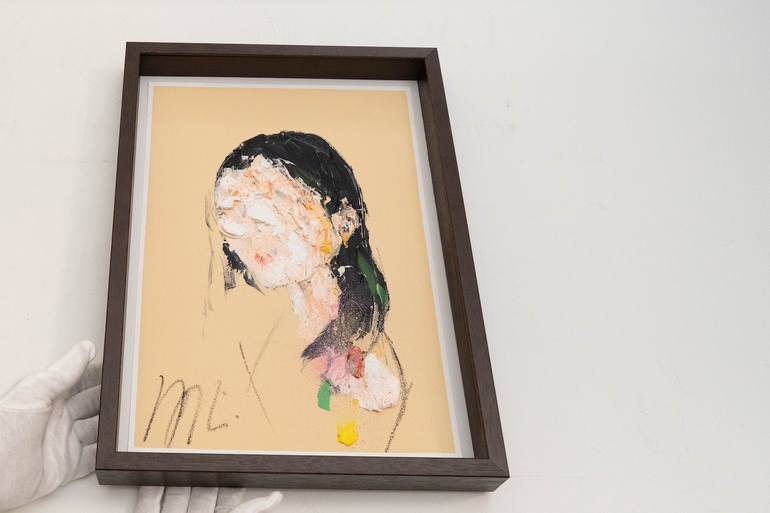 Original Abstract People Painting by Tomoya Nakano