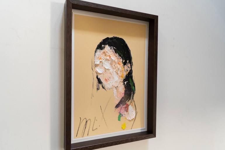 Original Abstract People Painting by Tomoya Nakano