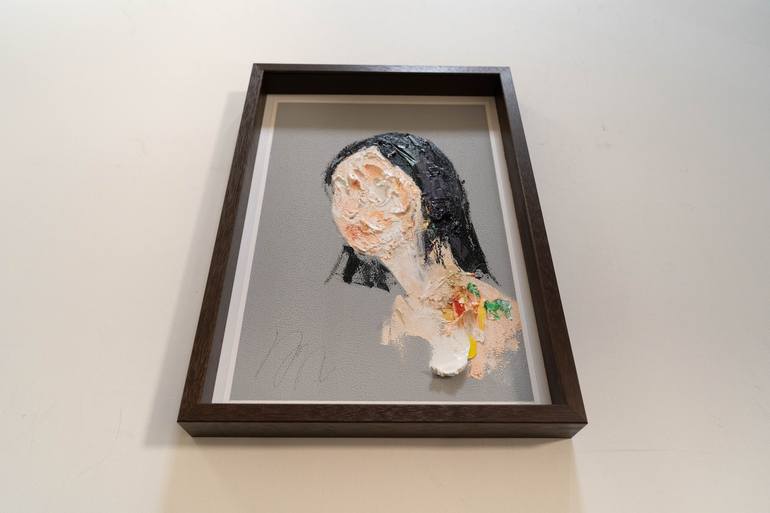 Original Abstract People Painting by Tomoya Nakano