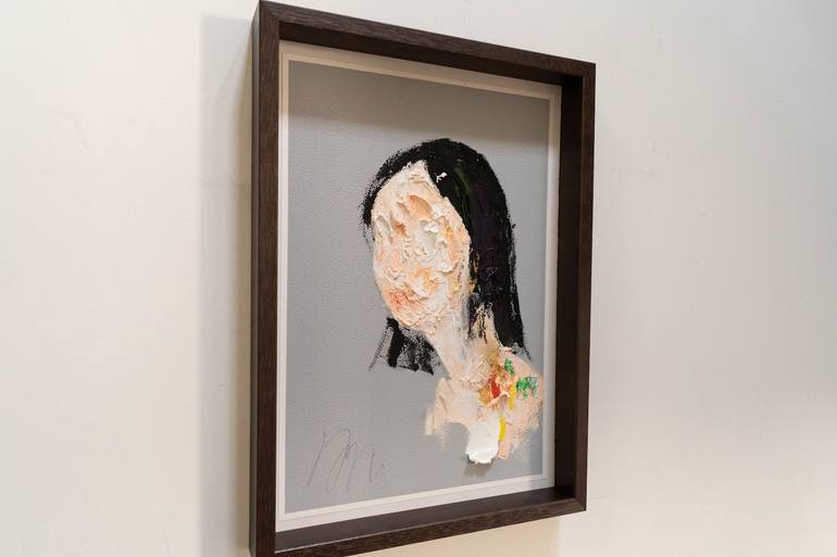 Original Abstract People Painting by Tomoya Nakano